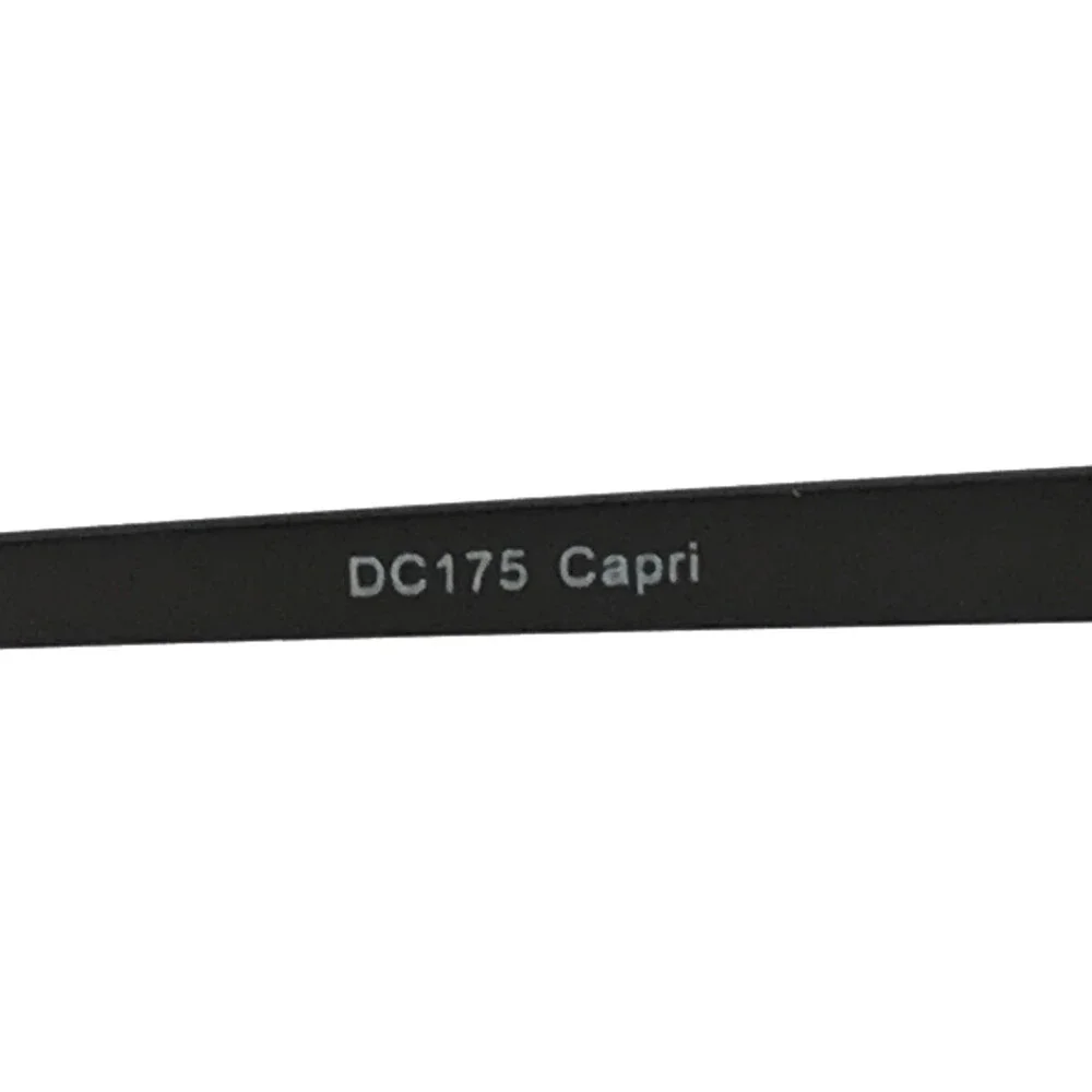 Dicaprio Eyeglasses Frames DC175 Gunmetal Rectangle Full Rim 53-17-140